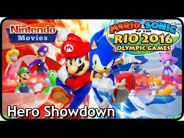 Mario and Sonic at the Rio 2016 Olympic Games - Hero Showdown Compilation (2 Player Versus)