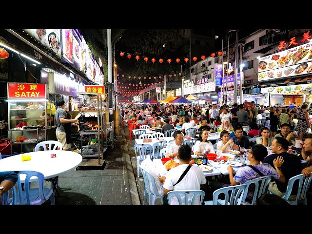 Malaysia Street Food | Jalan Alor Night Market Tour | Bukit Bintang Street Food |  | 亚罗街美食