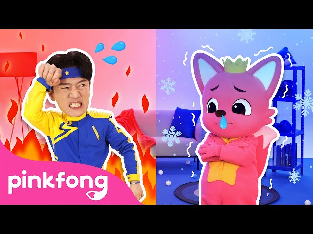 Hot🥵 vs Cold🥶 Challenge with Sammy | Super Solver Sammy | Pinkfong Baby Shark Kids Song