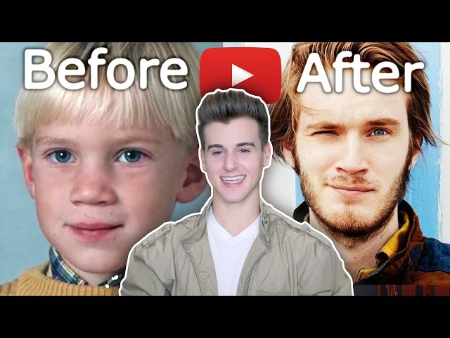 YouTubers Before And After 2016 (Plus Picture Of Me As A Kid)