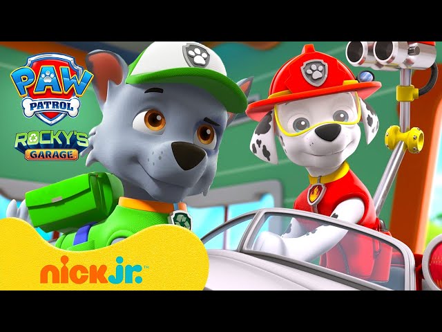 PAW Patrol's Rocky's Garage Compilation w/ Marshall! #2 | Nick Jr.