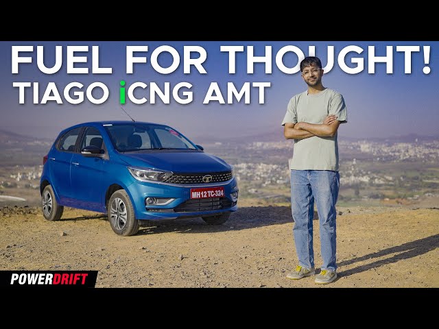 Tata Tiago iCNG AMT | Smart & Practical? | First Drive | PowerDrift