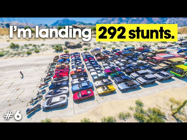 1 Stunt With Every Vehicle In GTA 5 #6