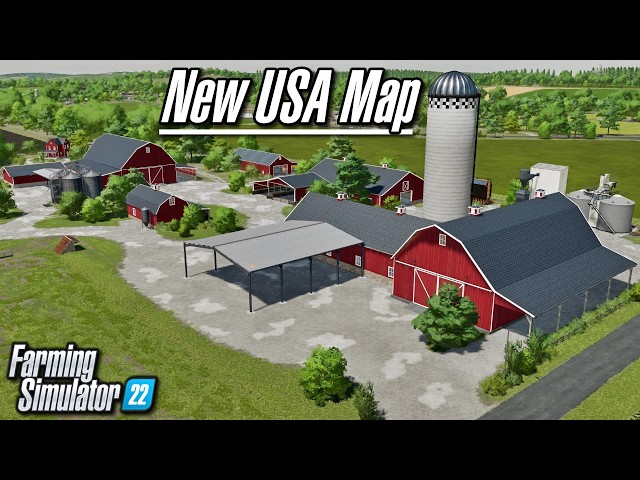 New Mods - New USA Map, Dince’s 9R, & MF Farms Update (40 Mods) | Farming Simulator 22