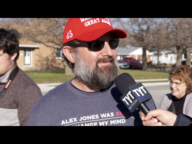 Alex Jones Fan Asked About Sandy Hook, Check Out His Shirt