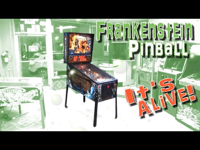 Sega's Great FRANKENSTEIN Pinball Machine, Just In Time for Halloween!!!