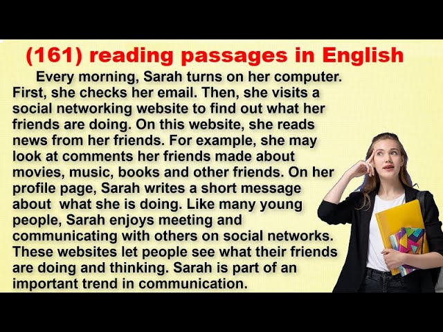 (Reading Practice (Improve your pronunciation in English