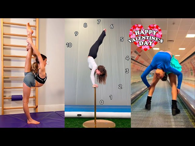 Gymnastics Flexibility and Contortion Skills TikTok Compilation 2024 #valentinesday