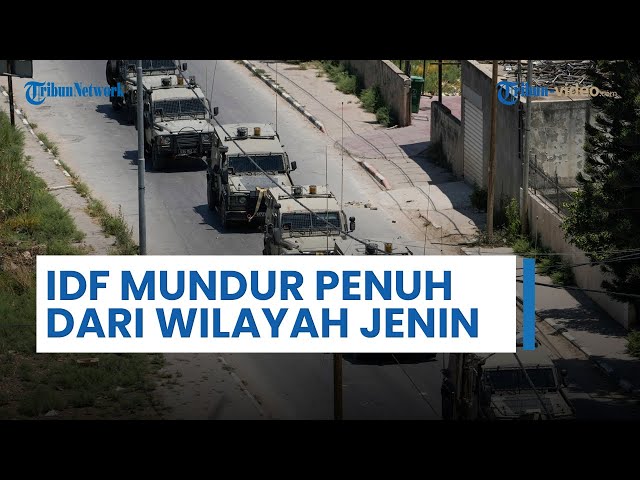 Pasukan Zionis Ditarik Penuh dari Jenin Tepi Barat, 2 Pejuang Hamas Gugur saat Adang Tentara IDF