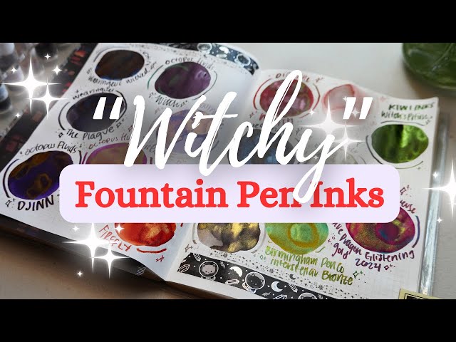 *Halloween Special* ✨ Fountain Pen Inks for "Witches" ✨