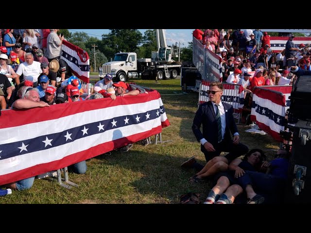 Man attempted to save victim shot, killed at Trump rally in Pennsylvania. AR-style weapon recovered