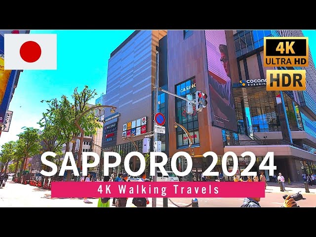 Hokkaido Walking - Sapporo Susukino Downtown Area May 2024 • 4K HDR 60fps | 札幌すすきの散歩