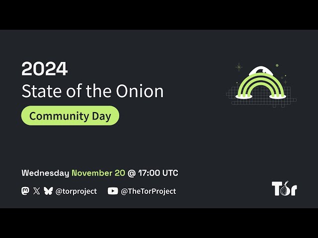 State of the Onion 2024 – Community Day