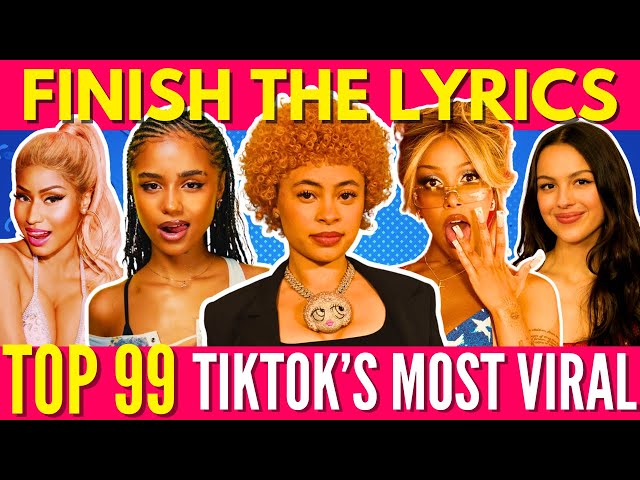 FINISH THE LYRICS - Most Popular Viral TikTok Songs EVER 📀MEGA CHALLENGE📢🎵(♾️ - 2024)