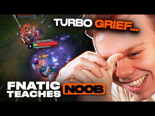 TURBO GRIEF | WUNDER Teaches Noob GWEN | Fnatic Teaches Noob 2022