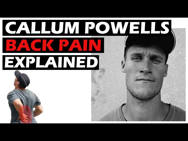 Callum Powell's back pain explained [Storror athlete analysis 4]