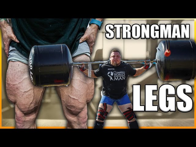 QUAD EXERCISES for STRONGMAN TRAINING