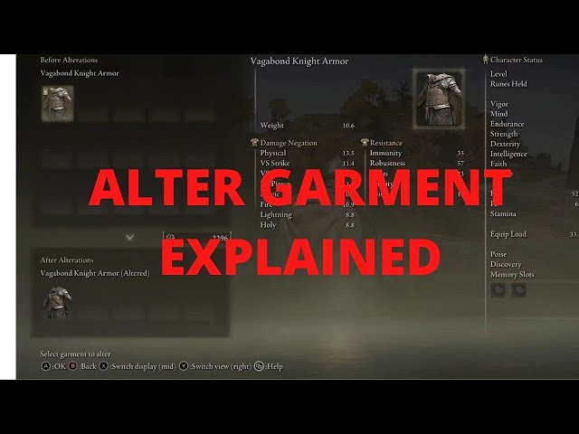 ELDEN RING ALTER GARMENT EXPLAINED