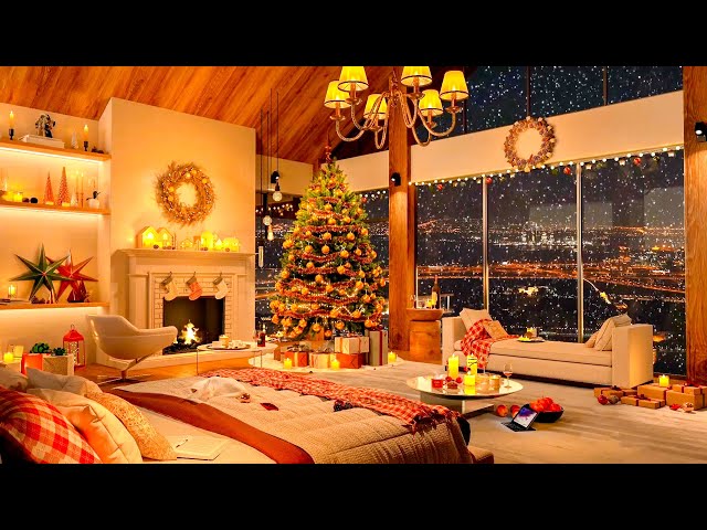 Christmas Jazz Instrumental Music 🎄 Smooth Christmas Coffee Music & Bossa Nova ~ Christmas Ambience