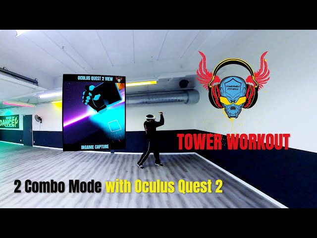 Tower Workout with 2 Combo Mode - VR Fitness with Oculus Quest 2