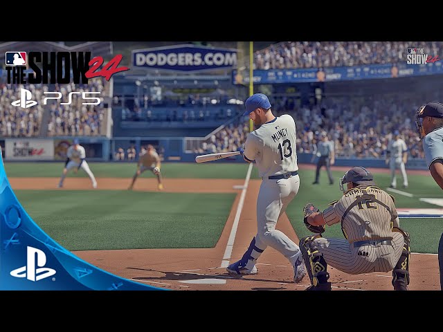 MLB The Show 24! - Gameplay Padres vs Dodgers (PS5) 4K 60 fps