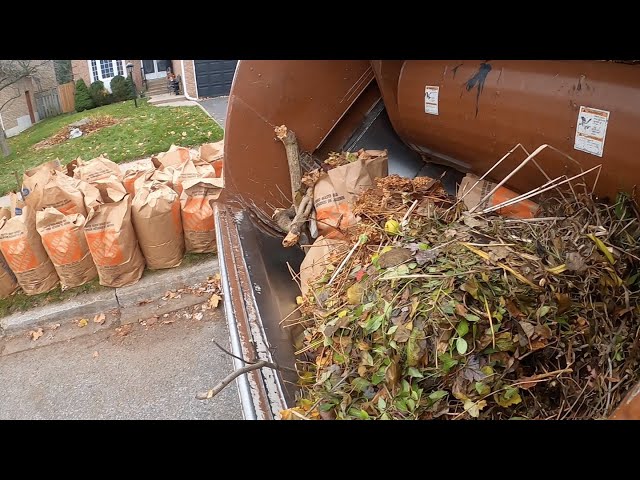 Fall Yard Waste GoPro POV