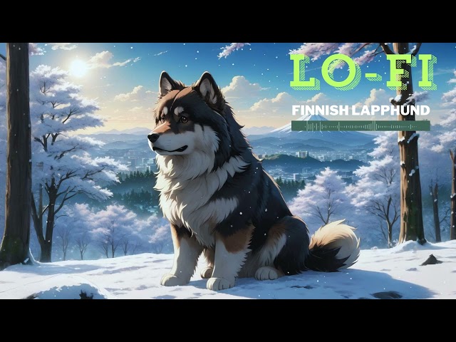 [Longplay LOFI] Finnish Lapphund Vibes - Lofi Beats for Cozy Relaxation | Study, Chill, Focus