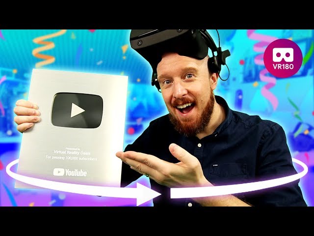 The First YouTube Play Button Unboxing In VR180