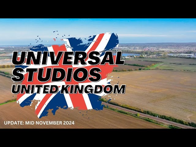 Universal Studios Nov 2024 site update | #universalstudios #construction #uk #bedford