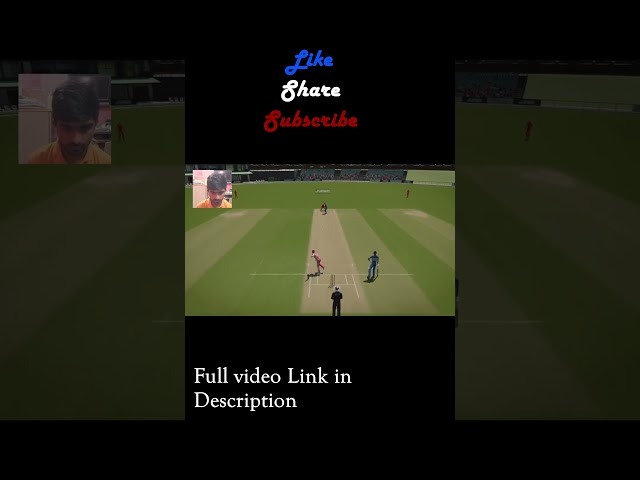 Jhadu Shot in Cricket 24 | My Career mode #shorts  #cricket24 #cricketcareer #gaming