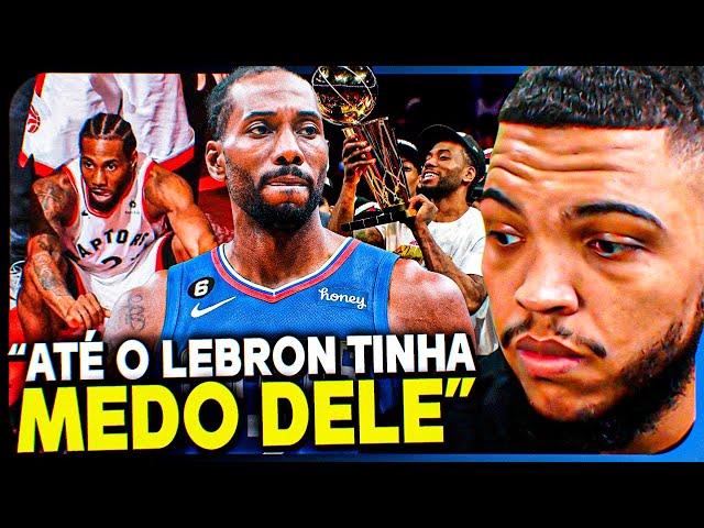 KAWHI LEONARD O Garoto TIMIDO que botou MEDO no LeBron | React do Jota