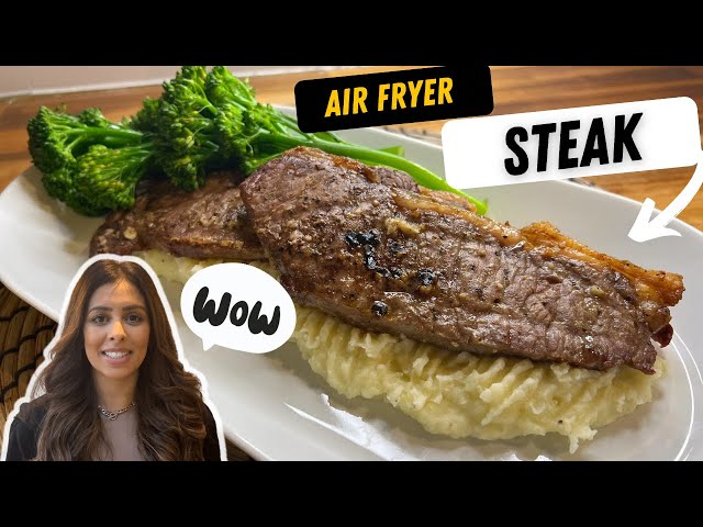 AIR FRYER STEAK RECIPE! YOU NEED TO TRY!! Ninja Dual Zone