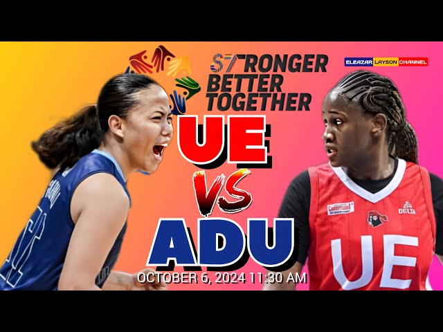 UAAP LIVE : ADAMSON LADY FALCONS vs UE LADY WARRIORS | 2024 UAAP SEASON 87 WOMEN'S BASKETBALL