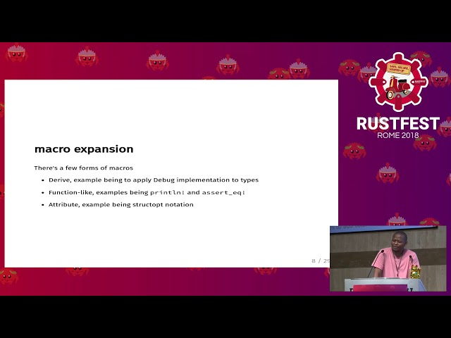 RustFest Rome 2018 -  Tshepang Lekhonkhobe: Behind The Scenes Of Producing An Executable