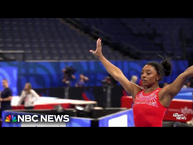 Top U.S. gymnasts compete for 5 spots on Paris Olympic team