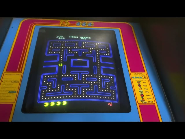 Original Midway  Ms Pacman cabinet with a multicade board installed. 60 Classic arcade games !