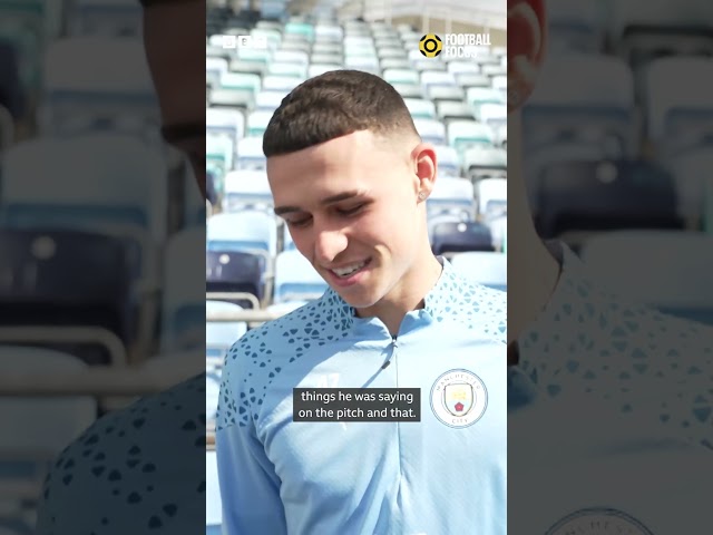 Phil Foden on son Ronnie (El Whey) going viral 😂🌟 #shorts #premierleague #manchestercity