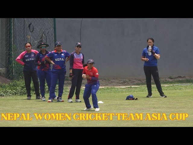 Nepal Women Cricket Team Training for Asia Cup in Srilanka