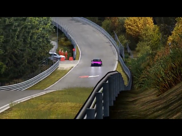 acrobatic rally cars very tight turn with sports cars, Jumps At Nurburgring 👇❤👍🙏