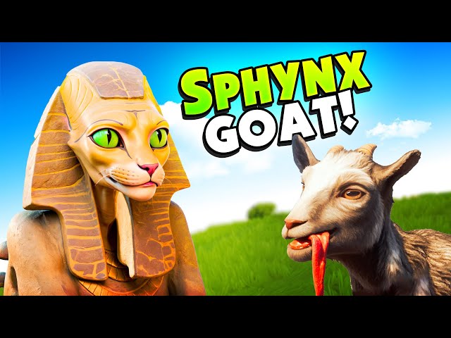 GOAT Goes To EGYPT And Becomes A SPHYNX! - Goat Sim Remastered