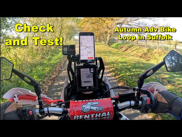 Check and Test!  Autumn Adv Bike Loop in South Suffolk