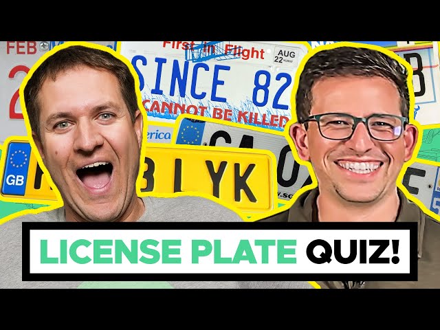 Doug DeMuro Gets Quizzed on License Plates!