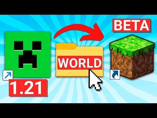 Minecraft World from the NEW Version to the OLD Version? What Happens?