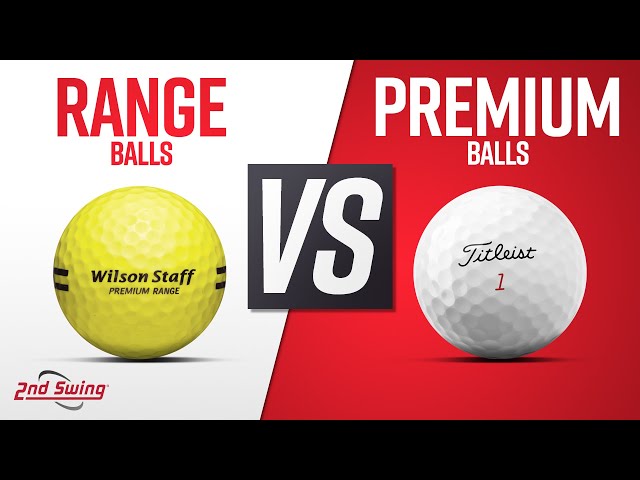 Golf Ball Comparison | Range Balls vs Premium Balls