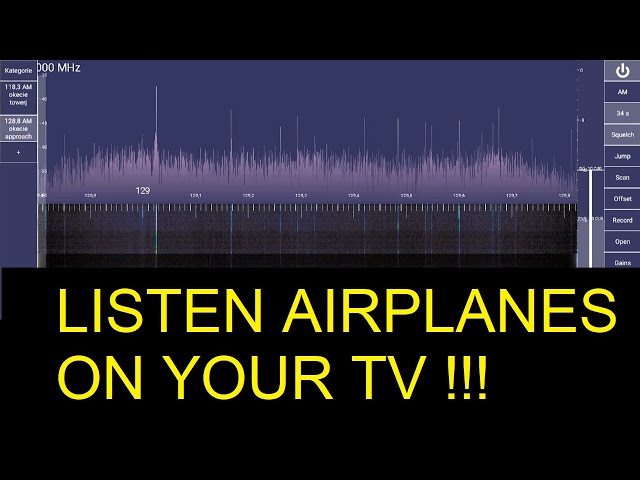 Listen to Aircraft / Airband communication (ATC) on your TV  with cheap RTL-SDR dongle + Android box