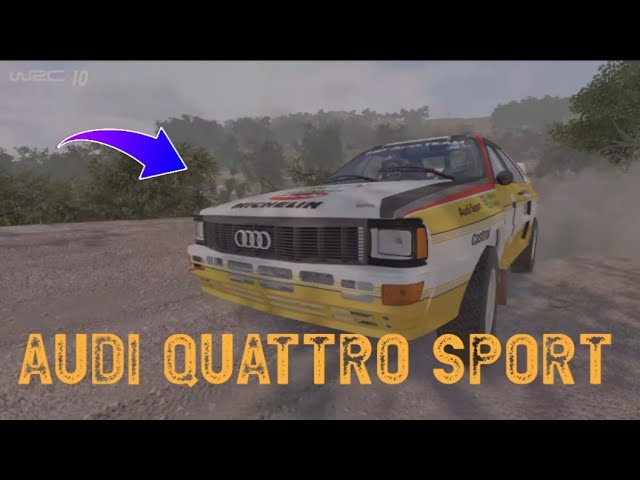 Playstation 5 - WRC 10 - Realismo Audi Quattro Sport