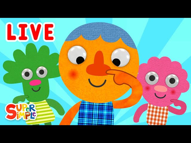 🔴 Noodle and Pals Livestream | Kids Songs | Super Simple Songs