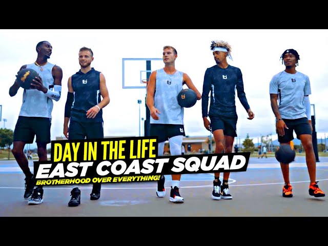 Ballislife EAST COAST SQUAD: From HUMBLE Beginnings To VIRAL STREETBALL TEAM! Day In The Life!