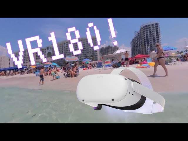 #VR180 Beautiful Virtual Beach at Florida Miramar Majestic Sun! 😎🆒🌊