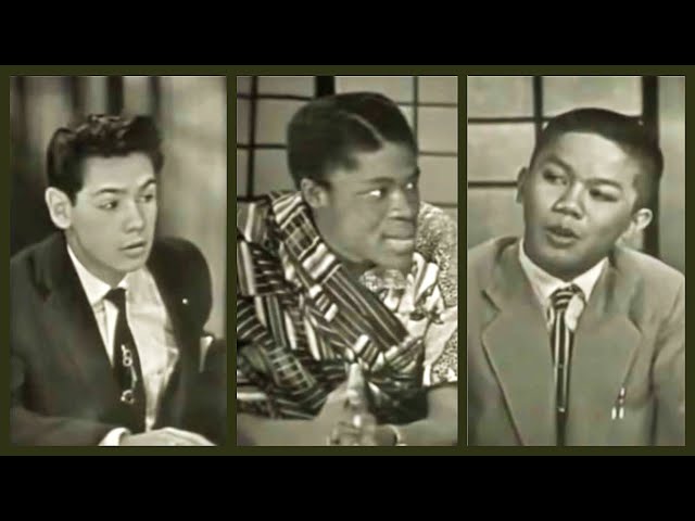 1956 High School Student Debate- Developing nations & colonialism: Philippines, Ghana, Mexico, India